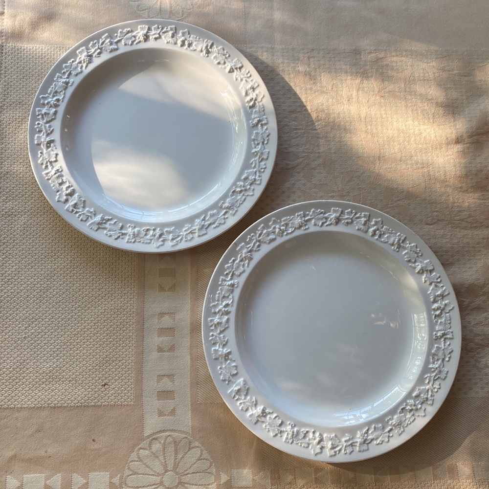 2 Wedgewood salad ~ dessert plates